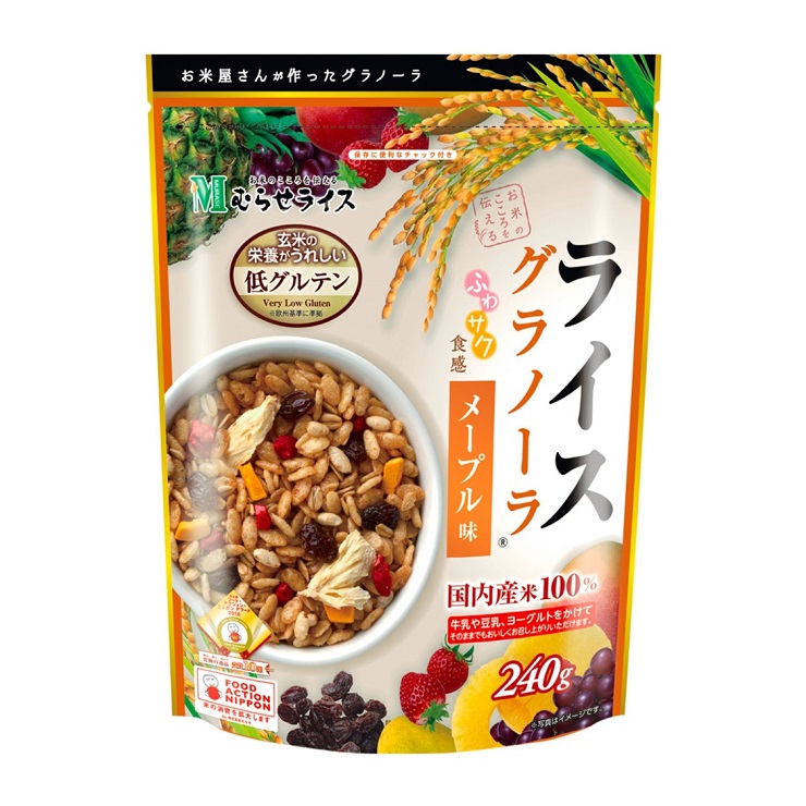 純米穀物脆片(楓糖_240g/袋) NT$280